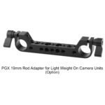 Optional PGX 19mm Rod Adapter for Lightweight Tablet Teleprompter