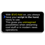 Autoscript iEVO Prompter Text on iPhone